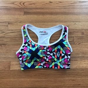 Kaleidoscope Fila Sports bra